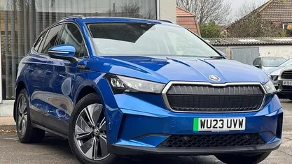 Blue Used 2023 Skoda Enyaq iV ecoSuite SUV | £22,995 (Fair price)