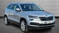 Brilliant silver Used 2018 Skoda Karoq SE L SUV | £13,395 (Fair price)