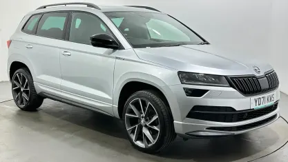 Used Skoda Karoq SportLine 150 HP (110 kW) 2021 Silver SUV