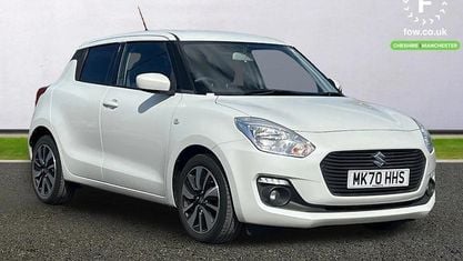 Begagnad Suzuki Swift SZ-T 90 HK (66 kW) 2020 Vit Halvkombi