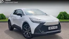 Platinum white pearl Used 2024 Toyota C-HR Design SUV | £29,454 (Fair price)
