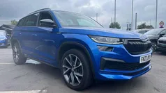 Race blue metallic Used 2022 Skoda Kodiaq SportLine SUV | £26,995 (Fair price)