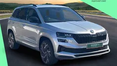 Brilliant silver metallic Used 2022 Skoda Karoq SportLine SUV | £23,264 (Fair price)