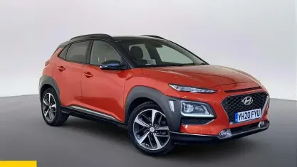 Used Hyundai Kona Premium 177 HP (130 kW) 2020 Orange SUV