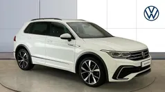 White Used 2021 VW Tiguan R-line SUV | £25,422 (Fair price)