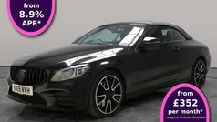Black Used 2019 Mercedes C300 AMG line Cabriolet | £20,996 (Fair price)
