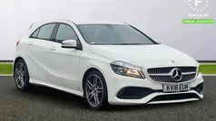 White Used 2018 Mercedes A160 AMG line Hatchback | £14,199 (Fair price)
