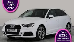 White Used 2019 Audi A3 Sportback S-Line Hatchback | £13,961 (Fair price)