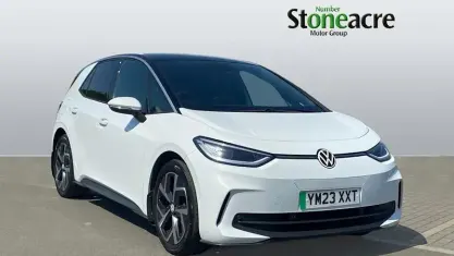 Used VW ID.3 Pro 150 kW (204 HP) 2023 White Hatchback