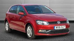 Red Used 2016 VW Polo Match Hatchback | £9,490 (Fair price)