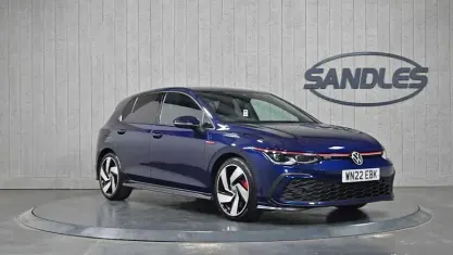 Used VW Golf VIII GTI 245 HP (180 kW) 2022 Blue Hatchback