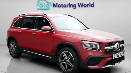 Used Mercedes GLB200 AMG line 163 HP (119 kW) 2022 Red SUV