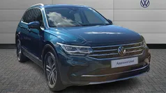 Blue Used 2021 VW Tiguan Elegance SUV | £22,990 (Good price)