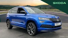 Blue Used 2020 Skoda Karoq SportLine SUV | £18,375 (Fair price)