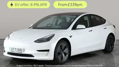 White Used 2021 Tesla Model 3 Standard Range Sedan | £18,617 (Fair price)