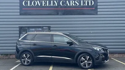 Used Peugeot 5008 GT-line 120 HP (88 kW) 2018 Black SUV