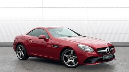 Used Mercedes SLC200 AMG line 184 HP (135 kW) 2018 Red Cabriolet
