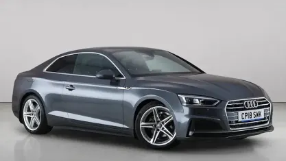 Used Audi A5 S-Line 190 HP (139 kW) 2018 Grey Coupe
