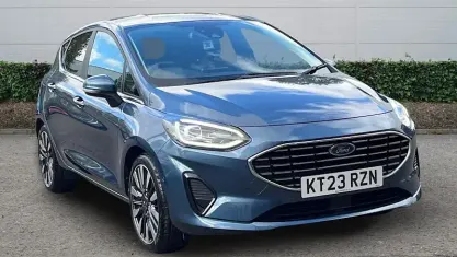 Used Ford Fiesta Titanium X 125 HP (91 kW) 2023 Blue Hatchback