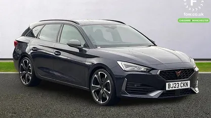 Used Cupra Leon VZ2 310 HP (228 kW) 2023 Blue Estate