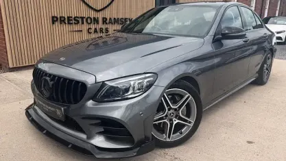Used Mercedes C220 AMG Line Premium 194 HP (142 kW) 2018 Grey Sedan