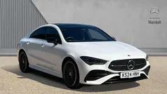 White Used 2024 Mercedes CLA220 AMG Line Premium Plus Sedan | £33,459 (Fair price)
