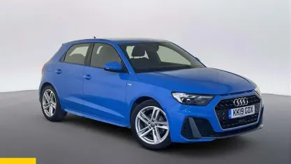 Used Audi A1 Sportback S-Line 150 HP (110 kW) 2019 Blue Hatchback