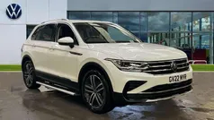 White Used 2022 VW Tiguan Elegance SUV | £25,606 (Fair price)