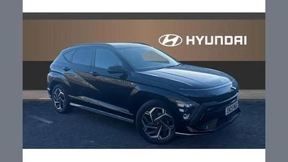 Gebraucht Hyundai Kona N Line 138 PS (101 kW) 2025 Schwarz SUV