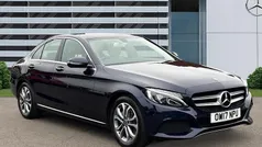 Blue Used 2017 Mercedes C200 Premium Sedan | £16,303 (Fair price)