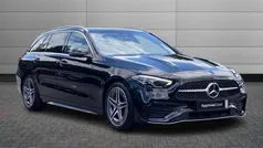 Black Used 2022 Mercedes C300e AMG line Estate | £25,990 (Fair price)