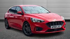 Red Used 2018 Ford Focus ST-Line Hatchback | £10,495 (Fair price)