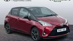 Red/black Used 2017 Toyota Yaris Design Hatchback | £9,000 (Fair price)