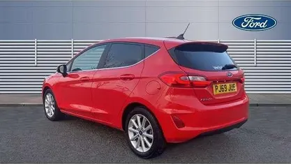 Usado Ford Fiesta Titanium 125 HP (91 kW) 2019 Vermelho Citadino