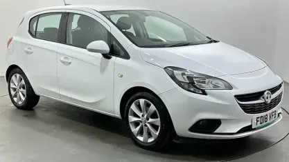 Used Vauxhall Corsa 75 HP (55 kW) 2018 White Hatchback
