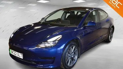 Used Tesla Model 3 Standard Range 235 kW (320 HP) 2021 Blue Sedan
