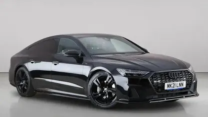Used Audi A7 Sportback S-Line 265 HP (194 kW) 2021 Black Hatchback