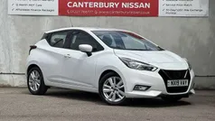 Solid white Used 2019 Nissan Micra Acenta Hatchback | £12,699 (Fair price)