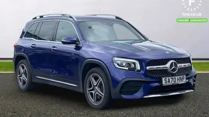 Used Mercedes GLB200 AMG Line Premium 150 HP (110 kW) 2020 Blue SUV