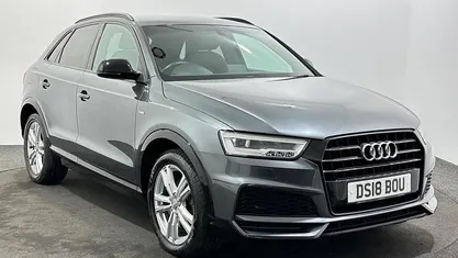 Grey Used 2018 Audi Q3 Black Edition SUV | £11,868 (Good price)