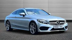 Silver Used 2017 Mercedes C220 AMG line Coupe | £14,990 (Fair price)