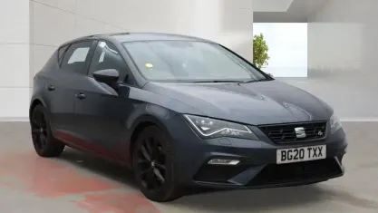 Used Seat Leon Black Edition 150 HP (110 kW) 2020 Grey Hatchback