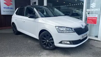 Used Skoda Fabia Colour Edition 95 HP (69 kW) 2021 White Hatchback