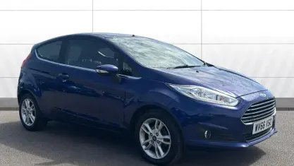 Used Ford Fiesta Zetec 82 HP (60 kW) 2016 Blue Hatchback