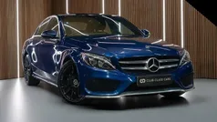 Blue Used 2017 Mercedes C220 AMG line Sedan | £11,995 (Fair price)