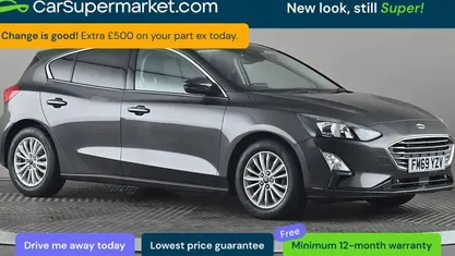 Used Ford Focus Titanium 125 HP (91 kW) 2019 Grey Hatchback