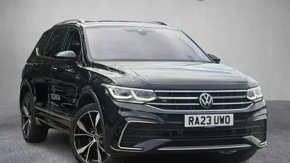 Used VW Tiguan Allspace R-line 150 HP (110 kW) 2023 Black SUV