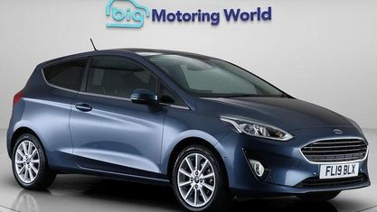 Używany Ford Fiesta Titanium X 124 KM (91 kW) 2019 Niebieski Hatchback