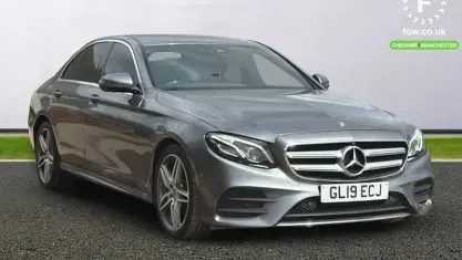 Used Mercedes E220 AMG line 194 HP (142 kW) 2019 Grey Sedan