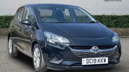 Used Vauxhall Corsa Design Edition 90 HP (66 kW) 2019 Black Hatchback